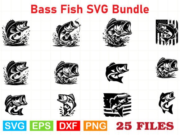 A Brand Designer's Review of Bass Fishing Graphics for Crafts