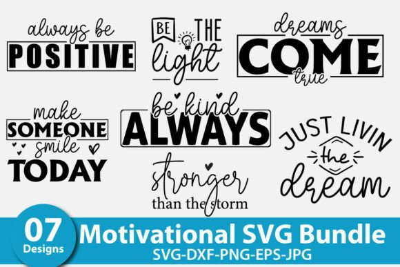 A Brand Designer's Review of the Motivational Quote SVG Bundle for Graphics & Crafts