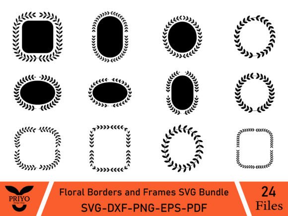A Designer's Review: Floral Borders and Frames SVG Bundle for Crafts and Graphics