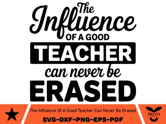 A Designer's Review of The Influence of a Good Teacher Can SVG