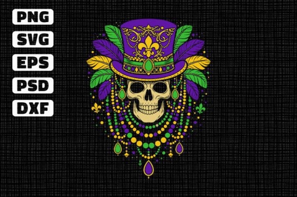 A Designer's Review of the Mardi Gras Carnival Skull SVG for Crafts & Graphics