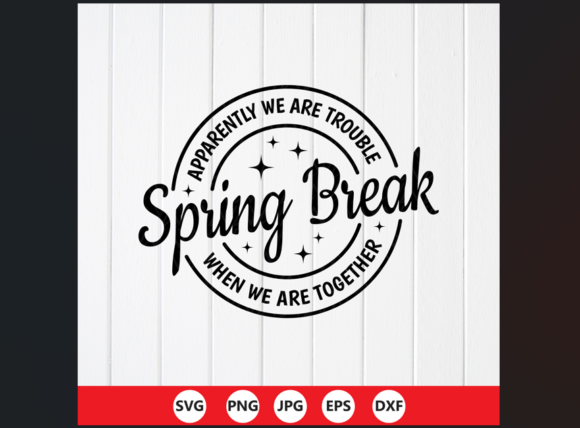 A Professional Review of the Spring Break Friends Vacation Graphic