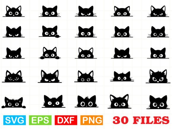 A Review of the Peeking Black Cat SVG Bundle for Professional Design