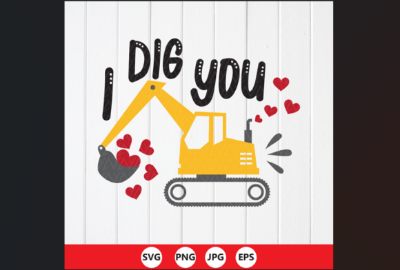 A Valentine's Excavator: Graphics for Crafts and Brand Stories