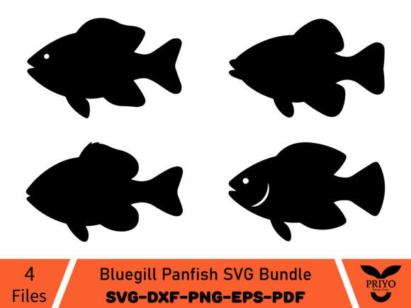 Bluegill Panfish SVG: A Craft Graphics Bundle for Editorial Use