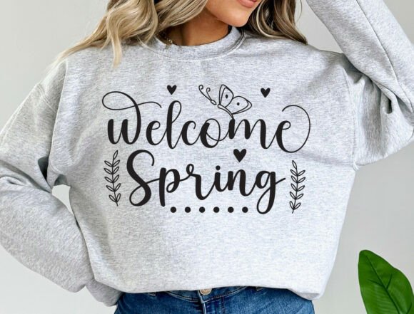 Evaluating Welcome Spring SVG PNG for a Small Business Branding Project
