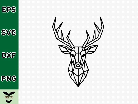 Geometric Deer Head SVG: A Brand Designer's Review of a Graphics & Crafts Asset