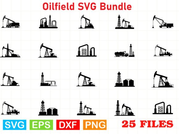 Oilfield SVG Bundle: A Graphics Asset for Crafts & Brands