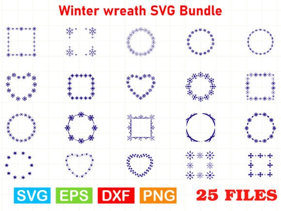 The Winter Wreath SVG Bundle: A Graphic Asset for Crafts & Branding